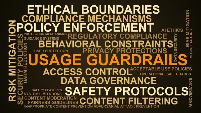 Usage Guardrails Word Cloud