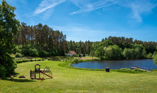 Landschaft, Wasser und Natur rund um Rheinsberg  und die Seenplatte, Rheinsberg, Brandenburg, Deutschland