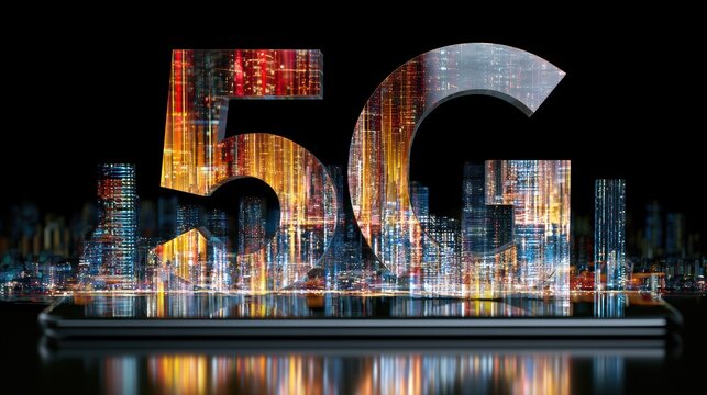 Double exposure photography of business and technology 5G wireless, mind, brain, technology, intelligence, head, human, science, digital