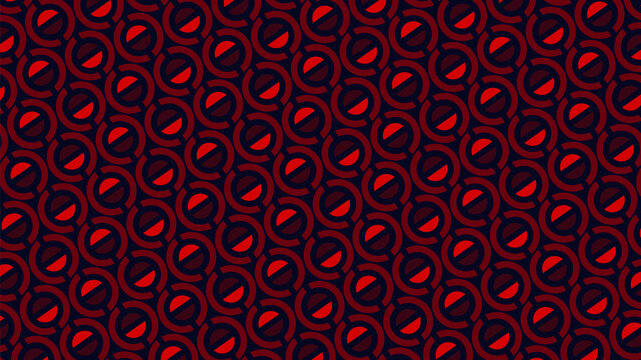 Geometric Pattern Abstract Red Circles Dark Background