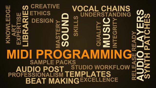 Midi Programming Word Cloud