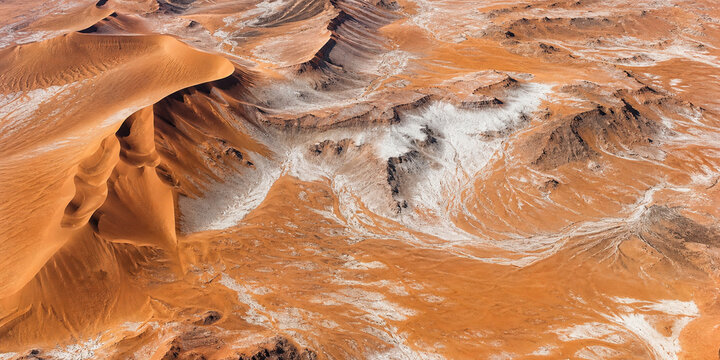 Desert Patterns Aerial Aerial Drone Landscape