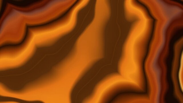 Amber Copper Agate Swirl Loop