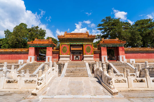 China in the qing dynasty emperor mausoleum, clear dongling