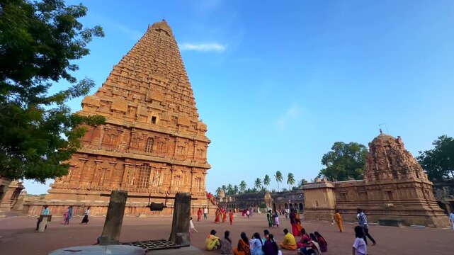 one of the largest Hindu temple of south india. Brihadeeswara Temple. Vast Chola-dynasty temple complex dedicated to Shiva.