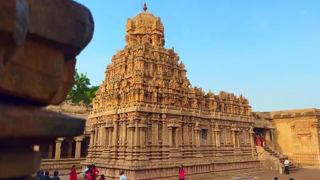 one of the largest Hindu temple of south india. Brihadeeswara Temple. Vast Chola-dynasty temple complex dedicated to Shiva.