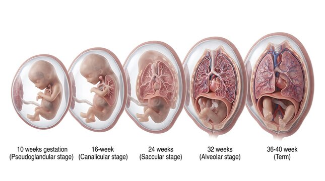 Fetal Lung Development Stages During Pregnancy