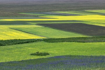 Fototapeta premium Monti Sibillini Nationalpark, Italien, im Frühling