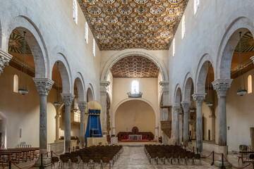 Fototapeta premium Interior of the historic Otranto Cathedral, Italy
