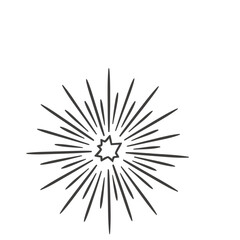 Fototapeta premium Starburst graphic element