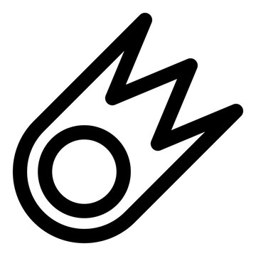 comet line icon