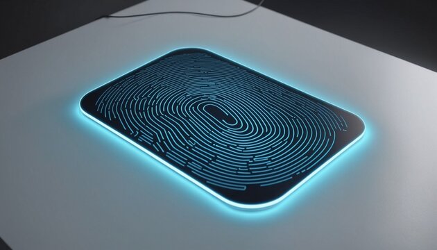 Future concept of biometric fingerprint