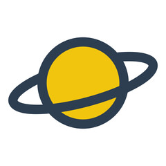 saturn filled outline icon © Muhammad Naufal S.