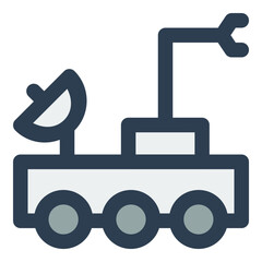 mars rover filled outline icon © Muhammad Naufal S.