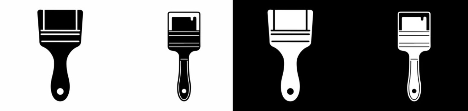 Paint Brushes Design Isolated on Transparent Background for Graphic Use