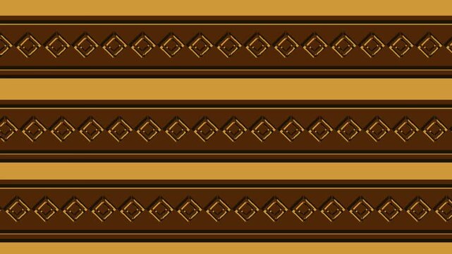 Seamless Native American Day Geometric Tribal Pattern Background Loop.