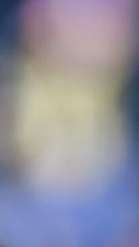 Golden Yellow Blue Bokeh Backdrop