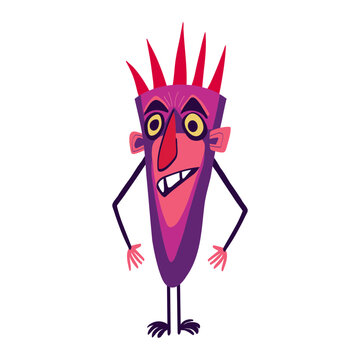 funny cartoon zombie charcter 