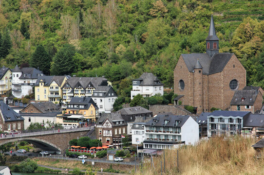 Blick auf die Altstadt von Cochem an der Mosel