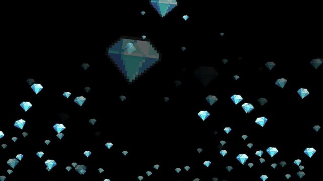 pixel art, diamond, brilliant, gem, 8 bit, retro, gemstone, jewel, crystal, precious stone, treasure, sparkle, shine, luxury, wealth, expensive, loot, reward, rpg asset, game asset, 16 bit, arcade, ga
