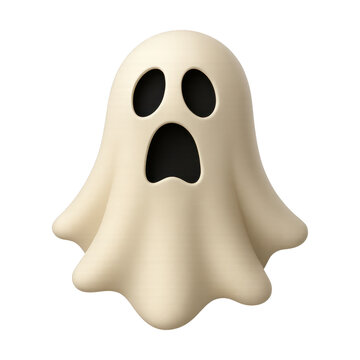 PNG Spooky ghost cartoon illustration.