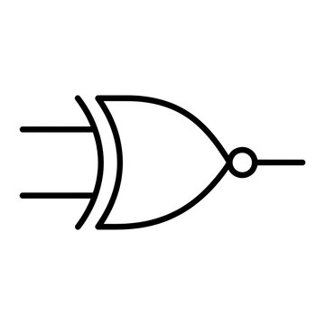 XNOR Logic Gate Circuit Symbol