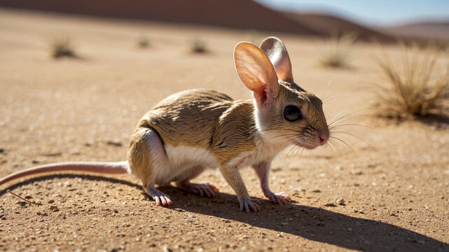 jerboa on the ground