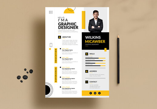 Creative Resume Template Layout