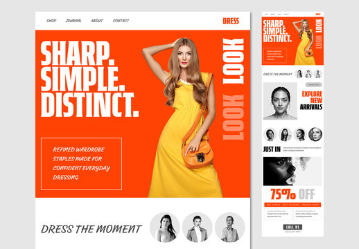 Fashion Newsletter Template with Modern