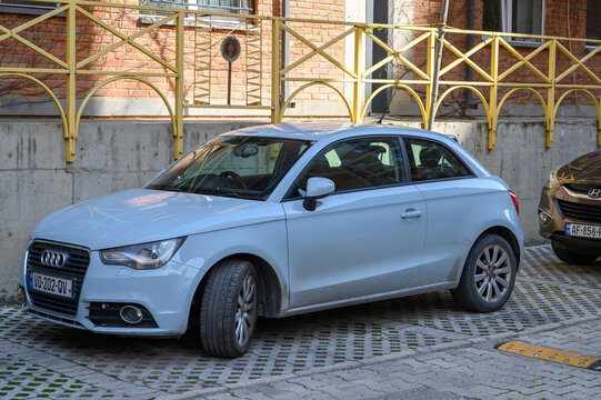  April 2, 2026, Tbilisi, Georgia Audi A1 8X first-generation compact hatchback