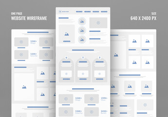 Wireframe Template Layout