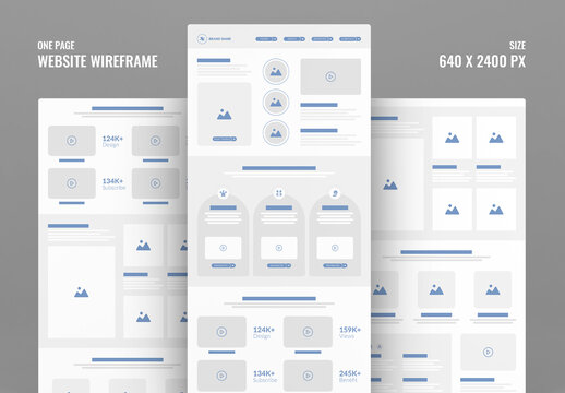 Wireframe Template Layout