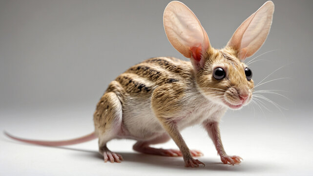 jerboa on a white background