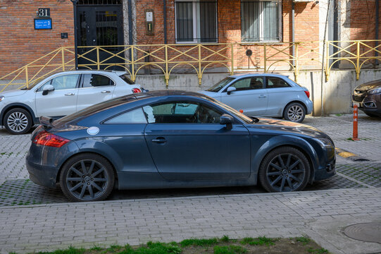  April 2, 2026, Tbilisi, Georgia Audi TT Coupe 8 second-generation sports coupe, circa 2009