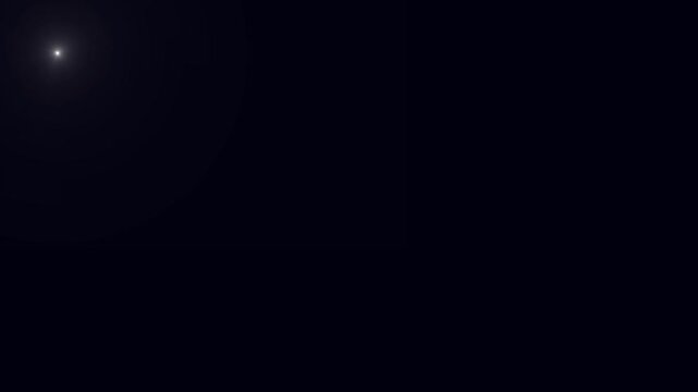 Abstract glowing light orbs floating in dark space, soft bokeh particle background, animation