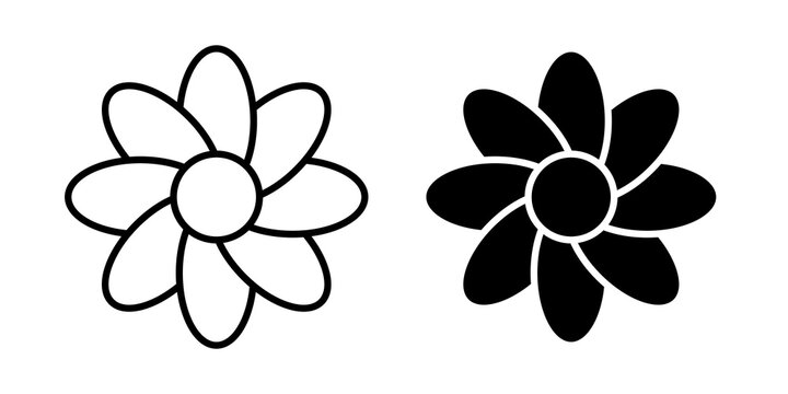 Hypericum icon minimal elements bundle