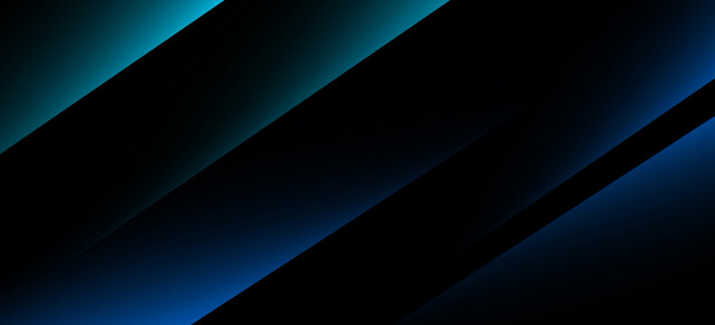 Blue black techno abstract background overlap layer on dark space with vertical lines effect decoration. Modern graphic design element glowing style concept for web, art, flyer, card or brochure cover