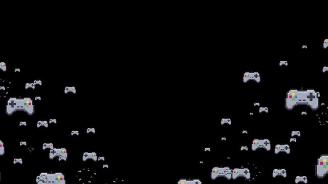 pixel art, gamepad, controller, 8 bit, retro, video game, console, buttons, handheld, electronic, entertainment, arcade, gaming, sprite, 16 bit, pixelated, 80s, 90s, nostalgia, vintage, game asset, pl