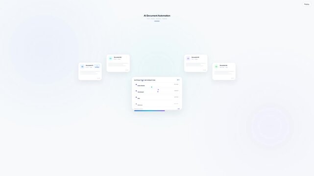 Intelligent Document Extraction and Automated Data Processing