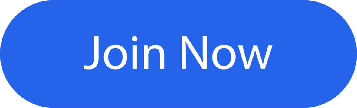 Join Now Blue CTA Button PNG with Transparent Background