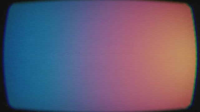紺色に沈むレトロなVHS調グラデーション