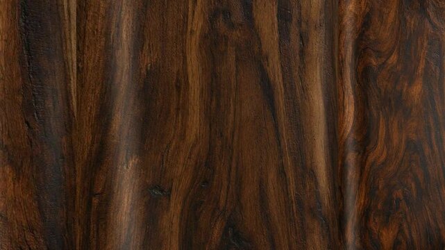 Rich Surface Movement Along Black Walnut Wooden Boards Featuring Deep Grain Patterns, Natural Texture, Sophisticated Detail and Premium Wood Character