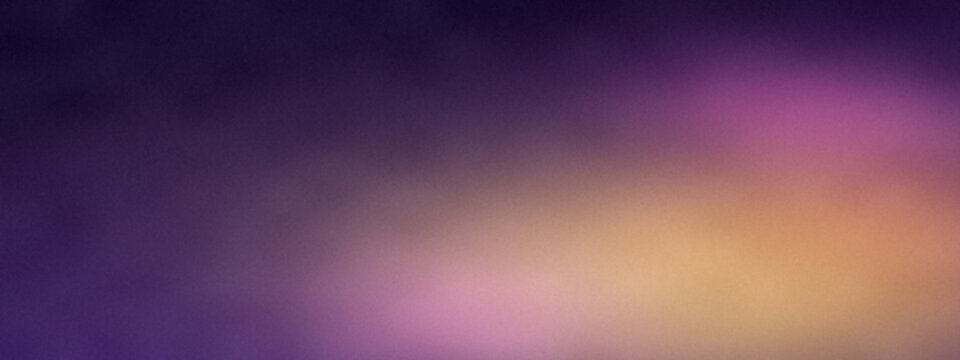 Abstract purple and orange gradient background with soft blurred light texture