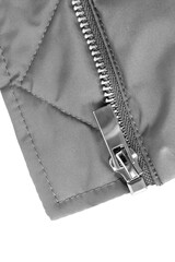 Jacket zipper closeup © Tarzhanova