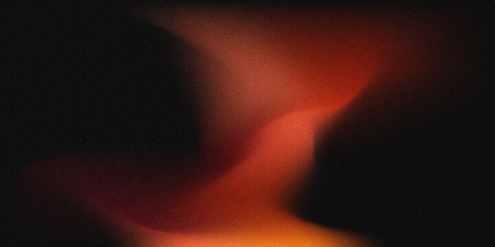 Abstract red and orange glowing background with soft blurred light, dark shadowy gradient, warm luminous waves, dramatic cinematic atmosphere, modern fiery backdrop for creative design