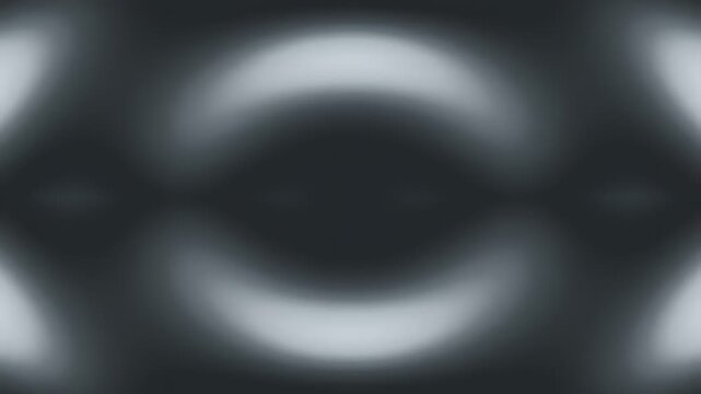 Abstract futuristic dark pattern with symmetrical glowing shapes