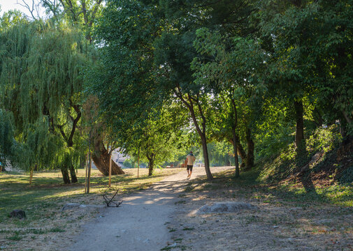 Oradea, Romania. 1.08.2026.  City green terrain