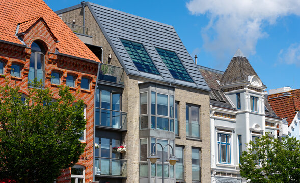 Husum, Stadt am Meer (Nordsee) Altstadtszene (Innenstadt)