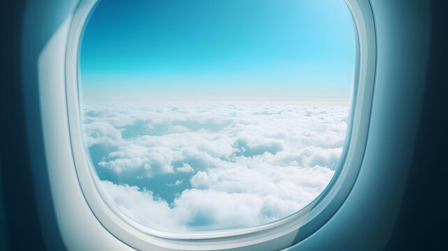 view from airplane window