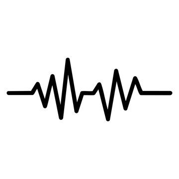 heartbeat spectrum vector silhouette